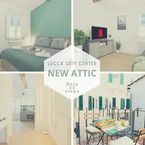  Appartamento *new Attic*-lucca Citycenter-balcony-netflix